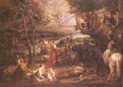 Peter Paul Rubens Landscape with St George (mk25) oil painting